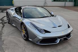 You can do this by wrapping or painting it in a very special color. Grey Ferrari 458 Speciale Topaz Detailing