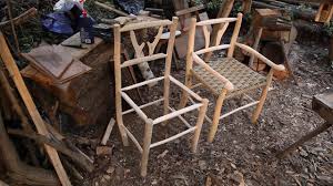 How To Make A Chair From Ash Branches Video Youtube