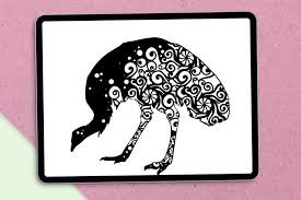 Download Emu Mandala Svg Bird Svg Graphic By Fortunasvg Creative Fabrica