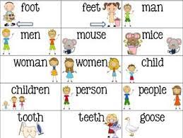 Irregular Plural Noun Go Fish Irregular Plurals Plurals Irregular Plural Nouns