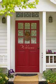 What type of paint to use: Creating A Charming Entryway With Red Front Doors