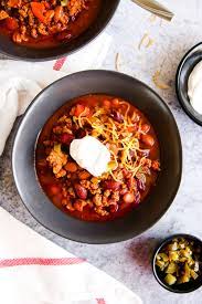 Place those pieces in your skillet. Instant Pot Ground Turkey Chili The Culinary Compass