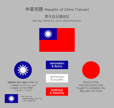 Flag of taiwan has the red bright field that makes up the majority of the flag. Meaning Of The Republic Of China Taiwan Flag Vexillology