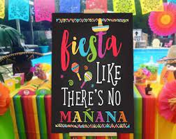 Fill your home with mexican fiesta themed party decorations including floral banners, paper lanterns, party piñatas, and flag pennants. Mexican Party Decor Etsy