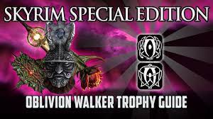 This can also be considered a walkthrough and may be used for playstation 4, xbox one and steam. Skyrim Special Edition Ps4 Oblivion Walker Trophy Guide Youtube