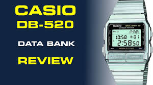 Welcome to data center evolved. Casio Vintage Data Bank Db 520 Review Youtube