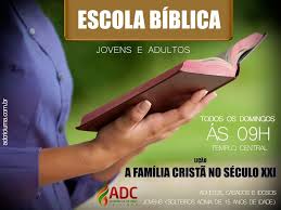 banner de divulgacao digital da ebd para jovens e adultos familias cristas biblica banners