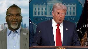 Chicago Mayor Brandon Johnson Tells Trump to Stay Out; Decries  Authoritarianism, War on Poor People