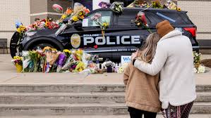 A gunman killed at least six people, including a police officer, during a mass shooting at a colorado grocery store, reports say. P1yseaags9nbmm