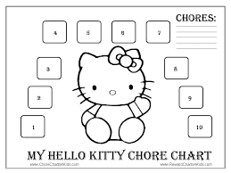 Hello Kitty Reward Charts