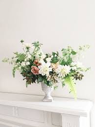 Organic Wedding Flowers With Greenery Trille Floral Organic Wedding Flowers Wedding Table Flowers Wedding Flowers