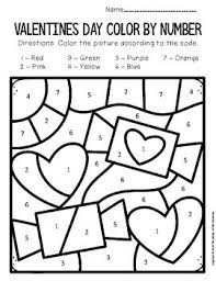 Color By Number Valentine S Day Preschool Worksheets Tpt Share the love this valentine's day with a coloring page with fun valentine's day sayings. color by number valentine s day preschool worksheets