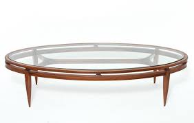 Free shipping on orders $35+. Lot Art Mid Century Modern Oval Glass Top Coffee Table