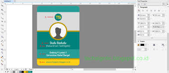 Maybe you would like to learn more about one of these? Tutorial Membuat Id Card Modern Vertikal Menggunakan Coreldraw X7 Techsigntic