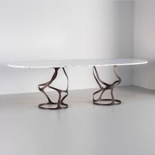 Maybe you would like to learn more about one of these? Papillon Oval Metal Dining Table Modern Furniture By Tom Faulkner