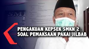Masa pengenalan linkungan sekolah pkbm abu dzar 2020/2021 profil sekolah. Pengakuan Kepala Sekolah Smkn 2 Padang Soal Pemaksaan Siswi Non Muslim Pakai Jilbab Youtube