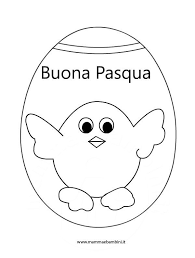 Disegno di buona pasqua a tutti da colorare acolorecom. Disegno Per Pasqua Da Colorare Mamma E Bambini