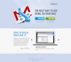 Mailplane Short And Simple With Just Two Call To Actions To Download Or Learn More And A Rotating Carousel Showing Key Features Web Design Core Values App