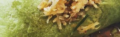 Mix flour, eggs and enough salt. Pandan Leaf Pancakes
