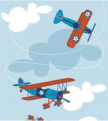 Hd wallpapers and background images Papel De Parede Infantil Masculino Avioes E Ceu Azul 2 5m No Elo7 V1 Design Ec4ace
