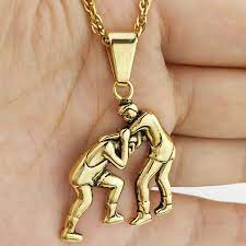 Roman reigns logo necklace wwe authentic* dress like the roman reigns* authentic licensed wwe merchandise* roman reigns spider logo pendant* 3.08 oz / 87.3 . Men S Gold Silver Color Two Men Wrestling Design Pendant Necklace Stainless Steel Fashion Chain Necklace For Women Athletics Stainless Steel Chain Necklace Chain Necklacedesigner Necklace Aliexpress