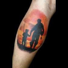 Diseño de tatuaje gratuito de padre e hijo. Tattoo Uploaded By Lucho Badiola Ultimo Del Dia Tattoo Inked Ink Paisaje Padreehijo Pesca Luchotattoo Luchotattooer 1322803 Tattoodo