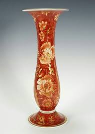 Rosenthal Porcelain Germany Hand Painted Tall Flower Vase Etsy Tall Flower Vase Painted Vases Vase