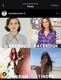 Открыть страницу «natali portman» на facebook. Nicole Boyce On Twitter It S Funny That Natalie Portman Did This Meme Completely Wrong But It S Also Funny That She Thinks 14 Year Old Millie Bobby Brown Is The Perfect Example Of