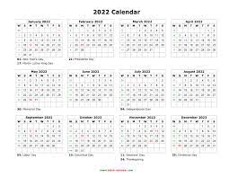 They are easy to use, customize and print. Blank Calendar 2022 Free Download Calendar Templates