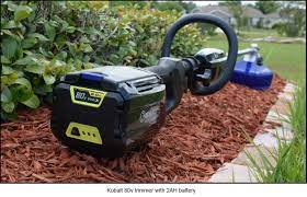 Greenworks and kobalt batteries are compatible, but you have to alter the case or the tool to make them fit. Is It Time To Ditch That Loud Polluting Hard To Start Smelly Obnoxious Gas Powered Weed Whacker