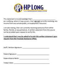How does a statement of income work? Fillable Online No Income Statement Form For Quot No Income Quot Patients Fax Email Print Pdffiller