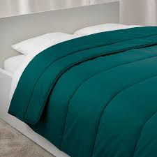 Grusblad Comforter Warmer Dark Blue Green King Ikea Green Bedding Comforters Green Comforter