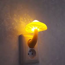 20 bedroom lighting ideas to set a soft, relaxing mood. Led Night Light Mushroom Wall Socket Lamp Eu Us Plug Warm White Light Control Sensor Bedroom Light Home Decoration Led Night Lights Aliexpress