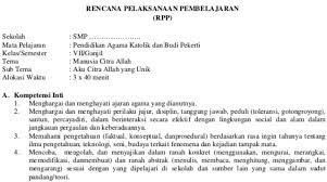 Laporan praktikum mengamati struktur biji pada tanaman jagung dan kacang panjang. Rpp Smp Pendidikan Agama Katolik Kelas 7 8 9 K13 Revisi 2017 Dokumentasi Kurikulum2013
