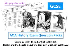 Exam Questions Nazi Germany 1890 1945 Aqa Pack Of Over 100 Different Questions Teaching Resources