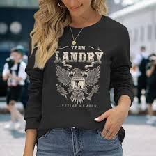 Team Landry Family Name Lifetime Member Long Sleeve T-Shirt
