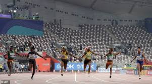 Set usa national record in 100m butterfly in first heat of 2021 olympic trials. World Championships In Doha Plagued By Pathetic Crowds As Stadium Remains Vastly Empty For Women S 100m Final Sportstribunal