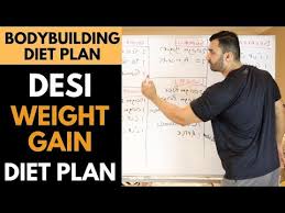 Desi Weight Gain Bodybuilding Diet Plan Hindi Punjabi