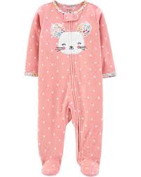 Carters Kiz Bebek Polar Tulum Pembe 6m 1j107410