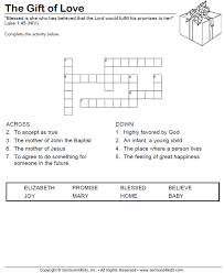 The Gift Of Love Crossword Sermons4kids Childrenssermon Sundayschool Kidmin Childrenschurch Childr Bible Crossword Puzzles Bible Crossword Bible Lessons
