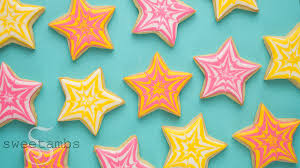 A wide variety of decorate cookie cake options. Wet On Wet Royal Icing Star Cookies Sweetambssweetambs