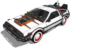In the back to the future franchise, the delorean time machine is a time travel device made by retrofitting a dmc delorean vehicle with a flux capacitor. Delorean Dmc 12 The Time Machine Back To The Future Part Iii 3d Warehouse