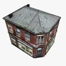 Free Realistic Old Building 3d Model Old Building House 3d Model 3d Model