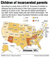 state ranked 1st in count of kids of jailed parents