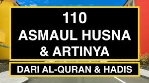 Ukuran penuh / download asmaul husna.pdf. 110 Asmaul Husna Dan Artinya 99 Asmaul Husna 11 Long Version Youtube