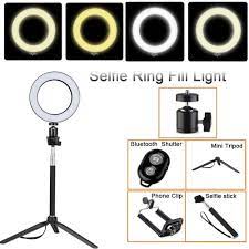 Tycipy Selfie Studio Ring Light Led Photography Photo Camera Ring Light With Tripod Remote Control For Smartphone Mak Led Lights Studio Ring Light Camera Photo