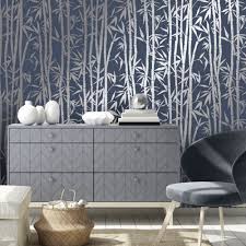 Check spelling or type a new query. Trinity Bamboo Tree Metallic Foil Wallpaper Blue Silver Wallpaper From I Love Wallpaper Uk