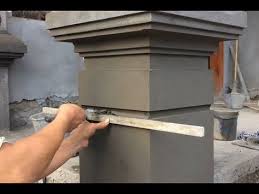 Awesome Sand And Cement How To Build Creative For Column Correctly Youtube Exterior Wall Design Compound Wall Design House Arch Design