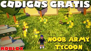 Codigos De Noob Army Tycoon Roblox Funcionan 100 Codigos Roblox Gratis Youtube