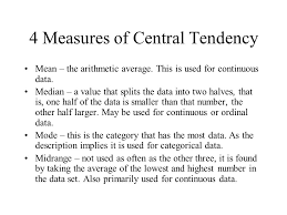 Measures Of Central Tendency Ppt Video Online Download